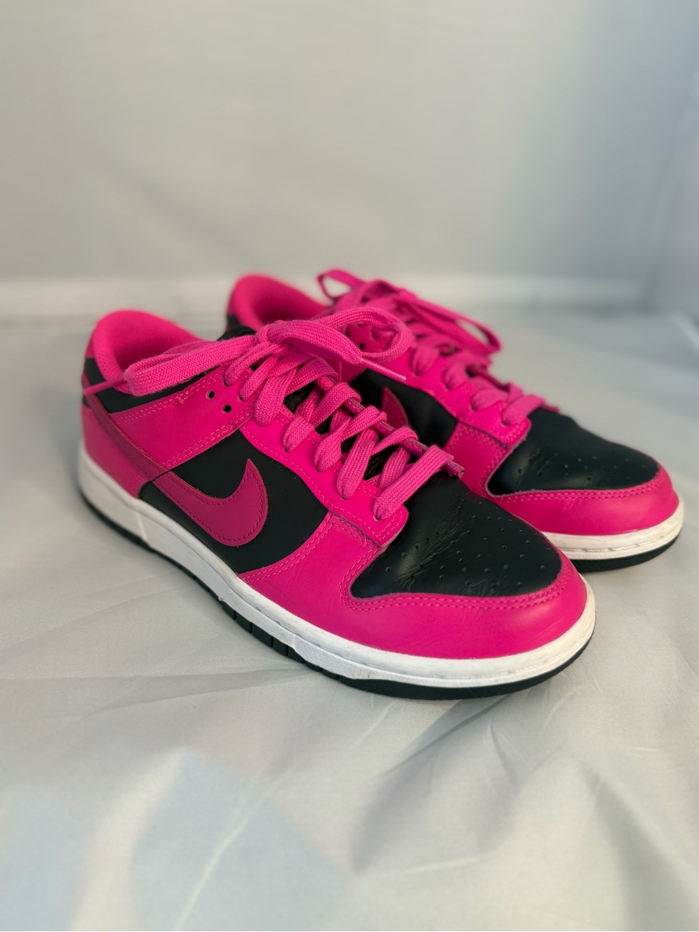 Nike Wmns Dunk Low 'Fierce Pink Black. Women’s size 7.5